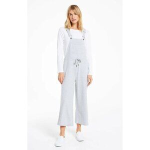 Z Supply cinched waist wide leg overalls